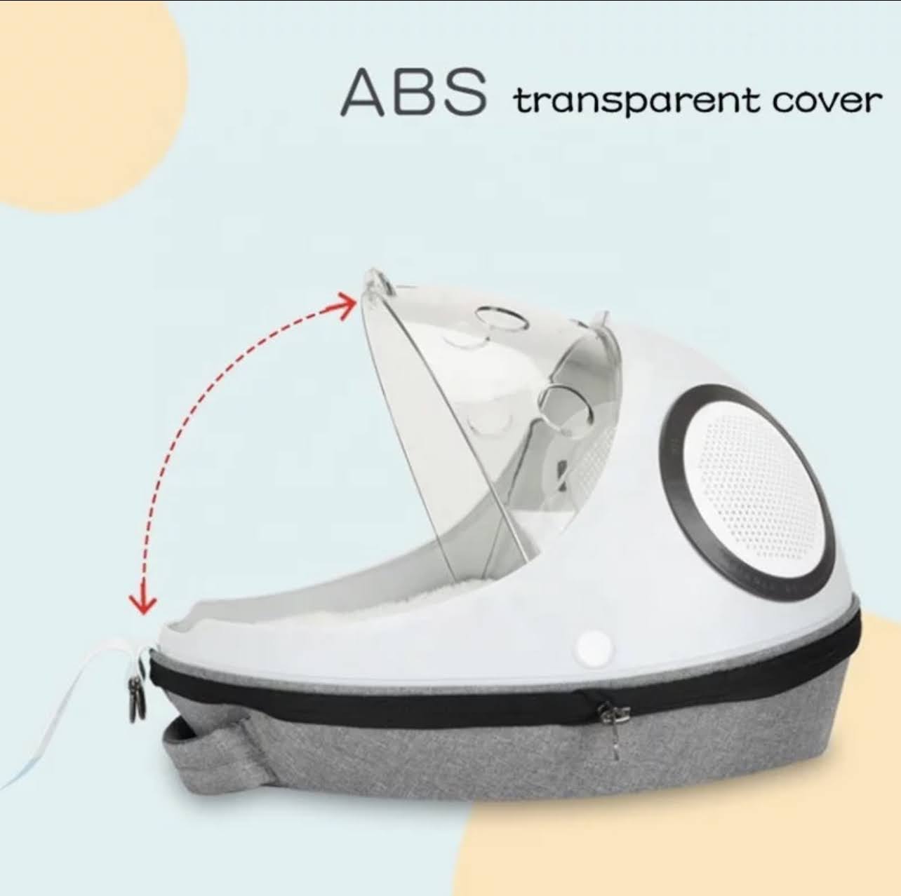 Egg Shell Pet Transport Backpack