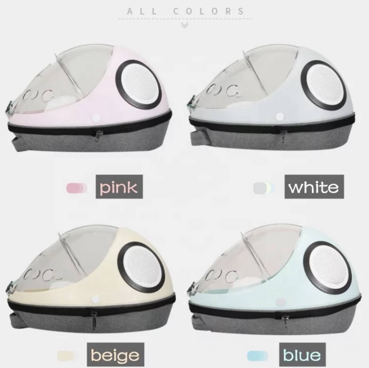 Egg Shell Pet Transport Backpack