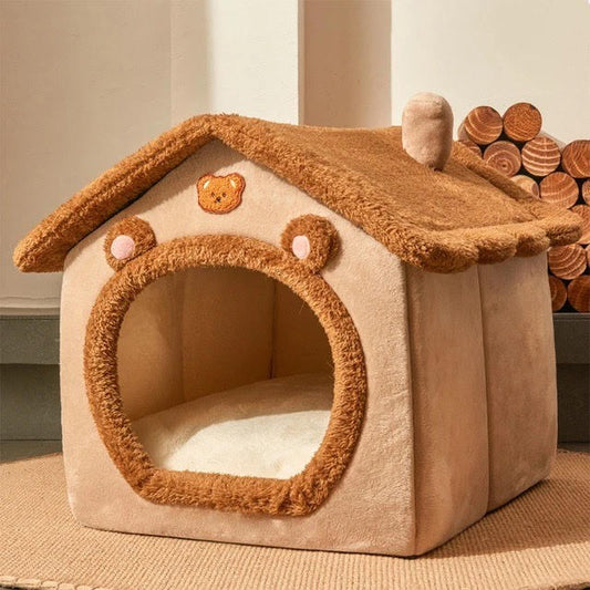 Foldable Dog House Bed