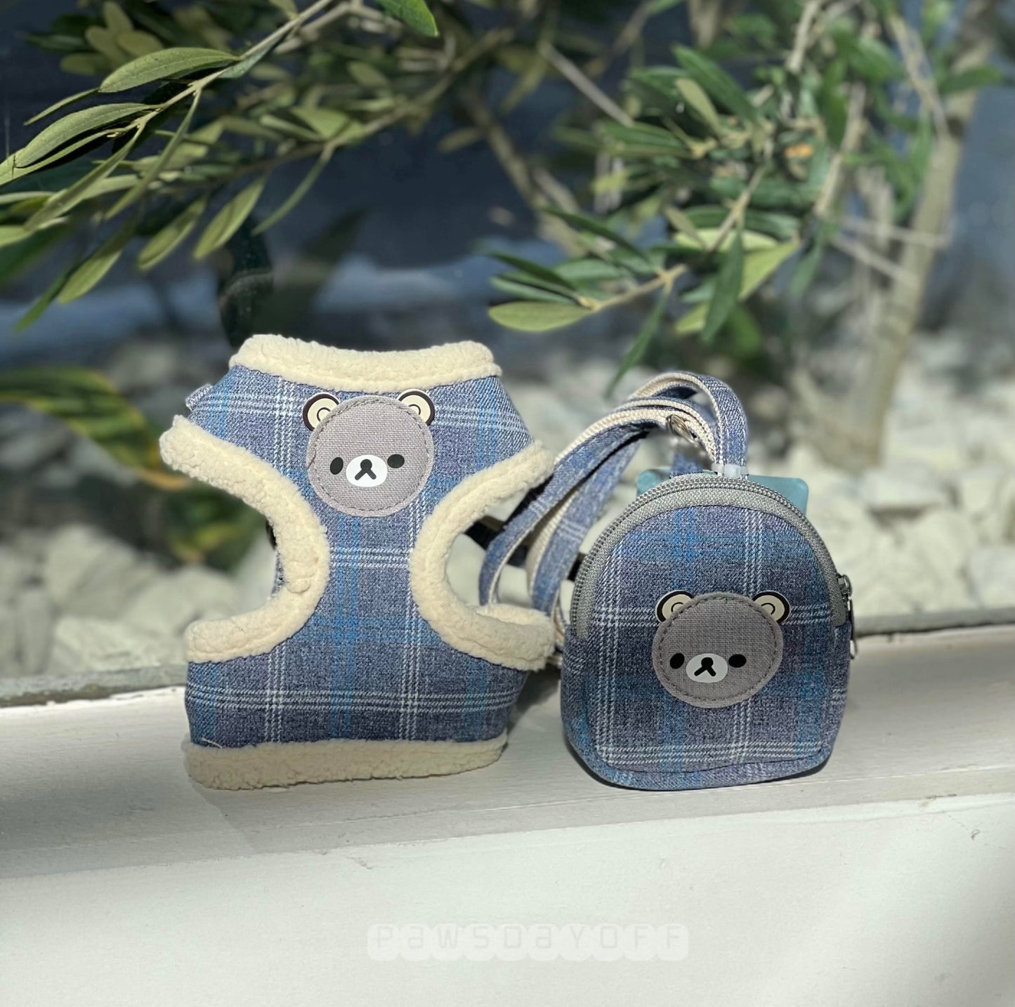 Blue Denim Bear Harness